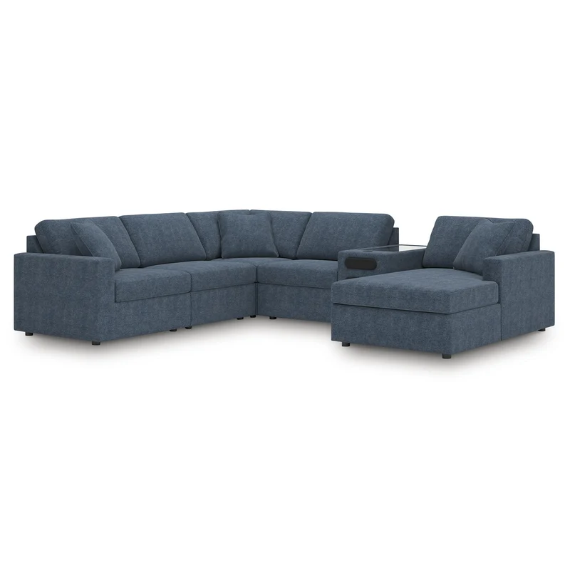 Signature Design by Ashley Modmax 92121S51 6 pc Sectional with Audio System and Chaise