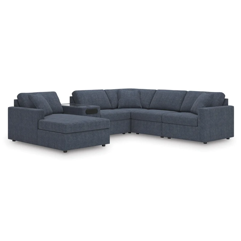 Signature Design by Ashley Modmax 92121S50 6 pc Sectional with Audio System and Chaise