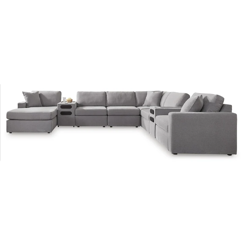 Signature Design by Ashley Modmax 92104S49 8 pc Sectional with Audio System and Chaise
