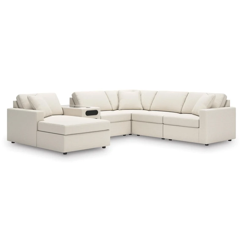 Signature Design by Ashley Modmax 92103S50 6 pc Sectional with Audio System and Chaise