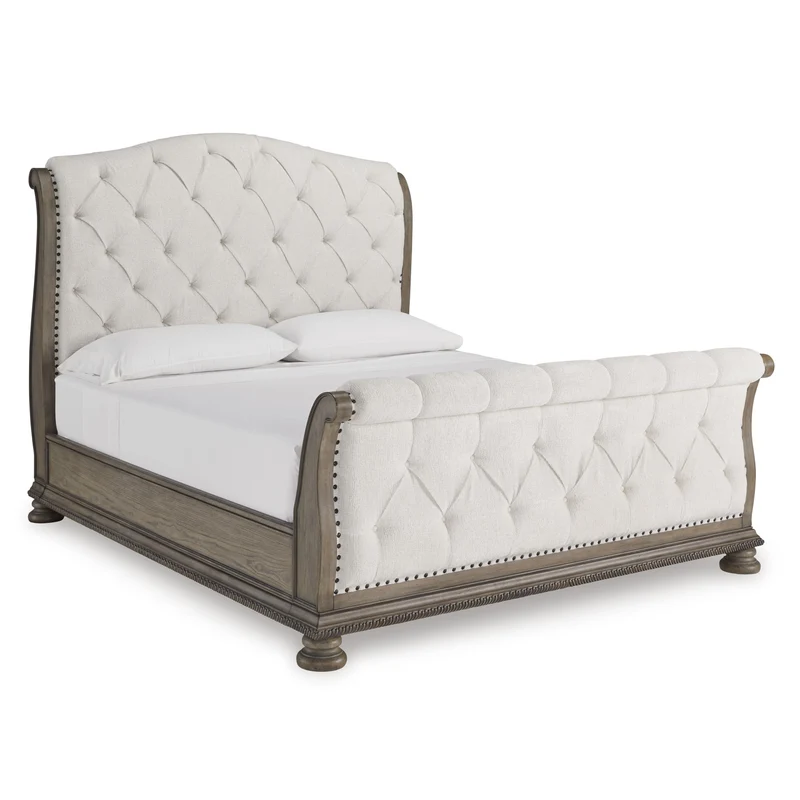 Signature Design by Ashley Ardenfield B944B5 California King Upholstered Sleigh Bed