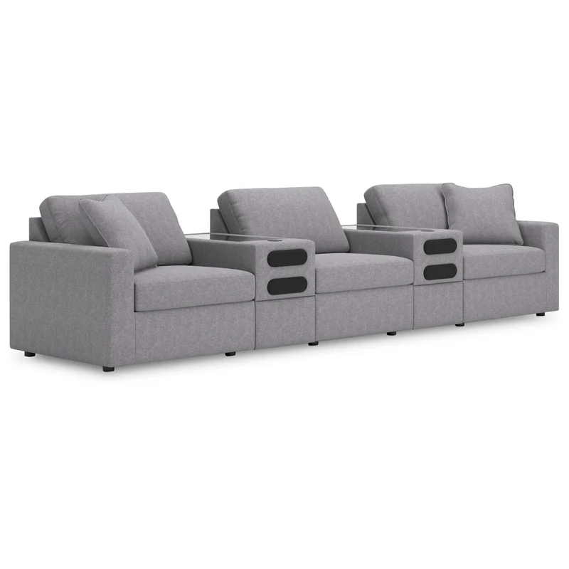 Signature Design by Ashley Modmax 92104S15 5 pc Sectional with Audio System