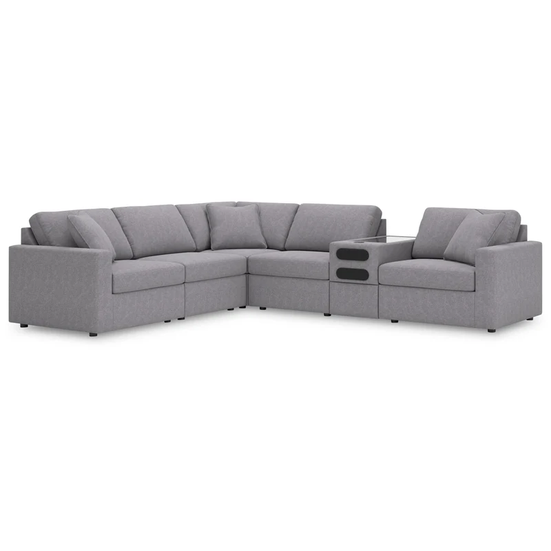 Signature Design by Ashley Modmax 92104S14 6 pc Sectional with Audio System