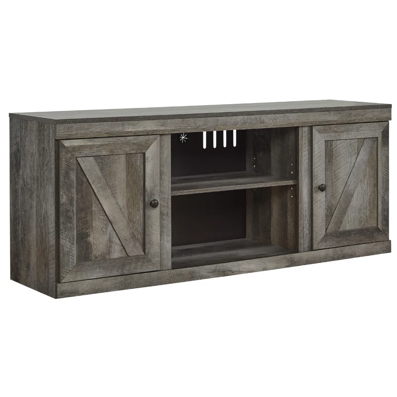 Signature Design by Ashley Wynnlow EW0440-268 Large TV Stand with Fireplace Option