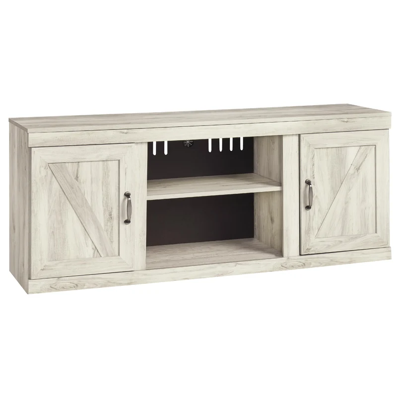 Signature Design by Ashley Bellaby EW0331-268 Large TV Stand with Fireplace Option