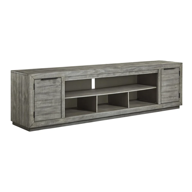 Signature Design by Ashley Naydell W996-78 Extra Large TV Stand with Fireplace Option