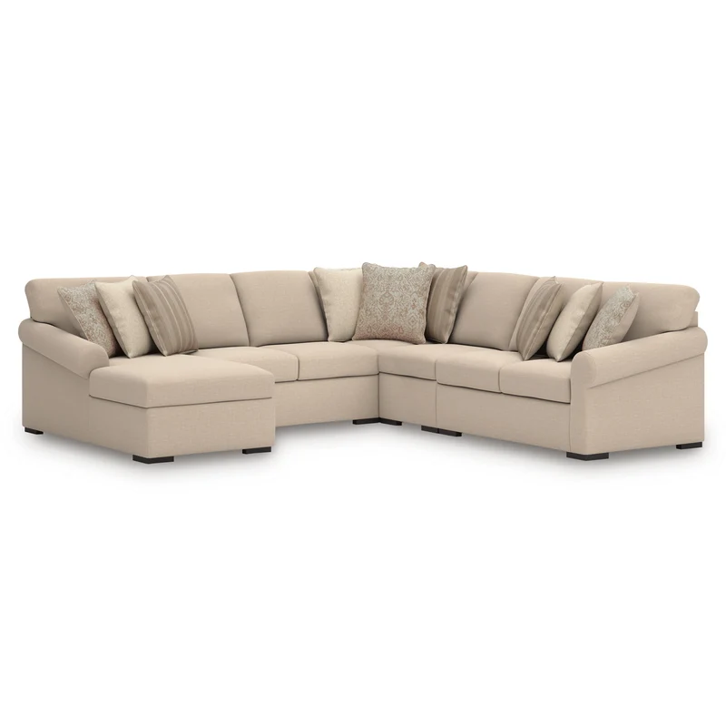 Benchcraft LadyMae 59404S8 5 pc Sectional with Chaise