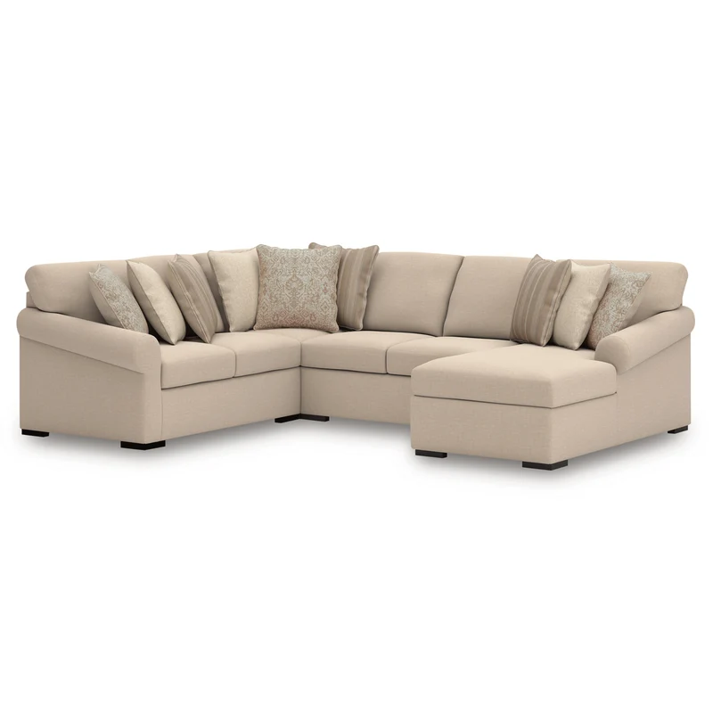 Benchcraft LadyMae 59404S3 4 pc Sectional with Chaise