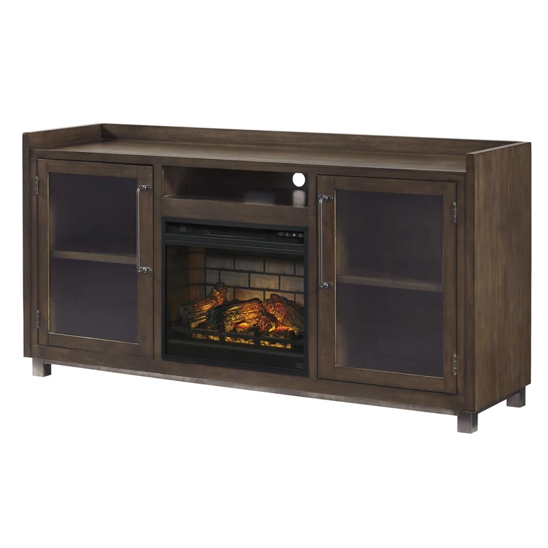 Signature Design by Ashley Starmore W633W5 70" TV Stand with Electric Fireplace