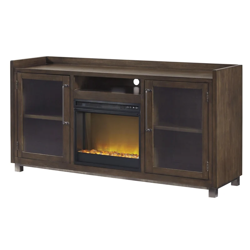 Signature Design by Ashley Starmore W633W4 70" TV Stand with Electric Fireplace