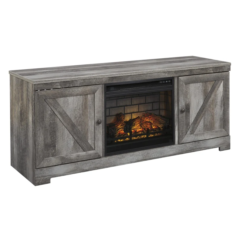 Signature Design by Ashley Wynnlow W440W9 63" TV Stand with Electric Fireplace