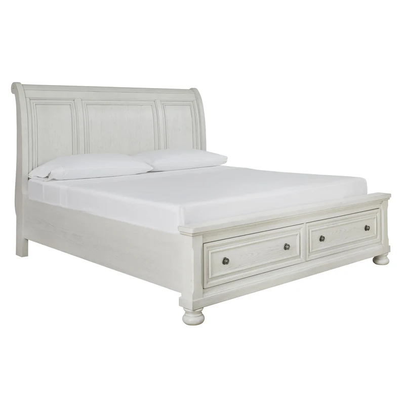 Signature Design by Ashley Robbinsdale B742B8 King Sleigh Bed with Storage