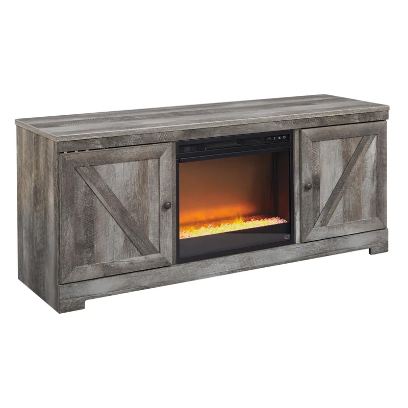 Signature Design by Ashley Wynnlow W440W4 63" TV Stand with Electric Fireplace