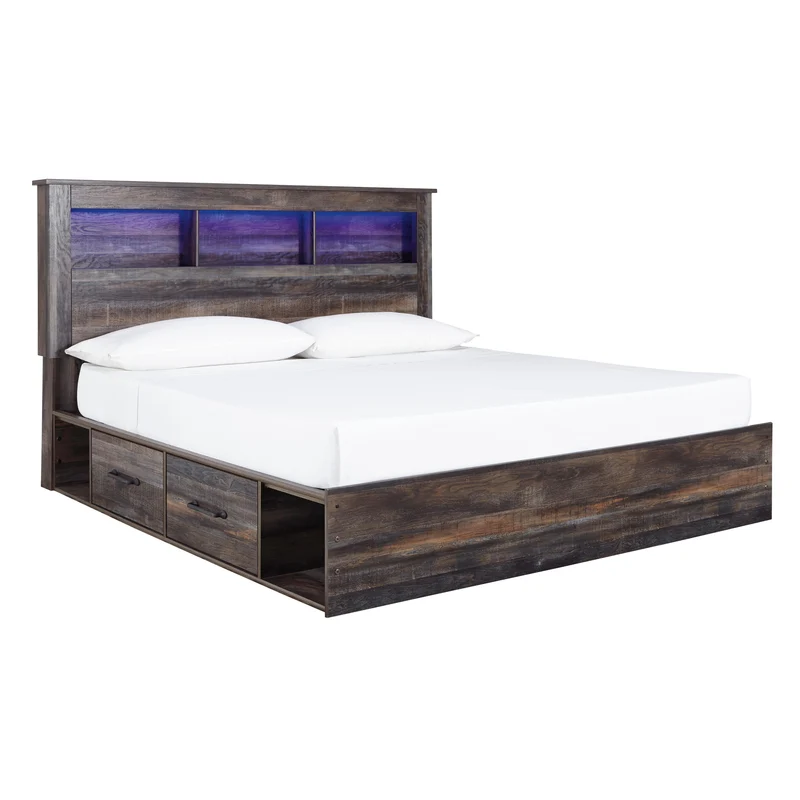 Signature Design by Ashley Drystan King Bookcase Bed with Storage B211-69/B211-56/B211-60/B211-60/B100-14