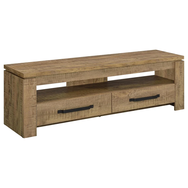 Coaster Furniture Elkton 701980 2-Drawer Engineered Wood 59" TV Stand - Mango