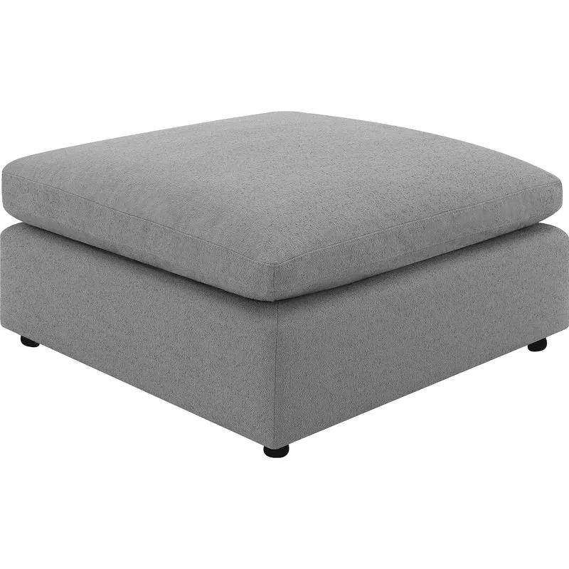 Coaster Furniture Raleigh 551756 Boucle Upholstered Ottoman - Grey