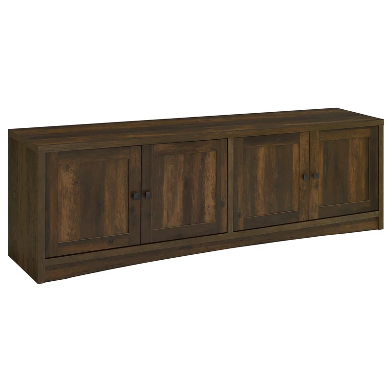 Coaster Furniture Laughlin 724123 4-door Engineered Wood 78-inch TV Stand - Dark Pine