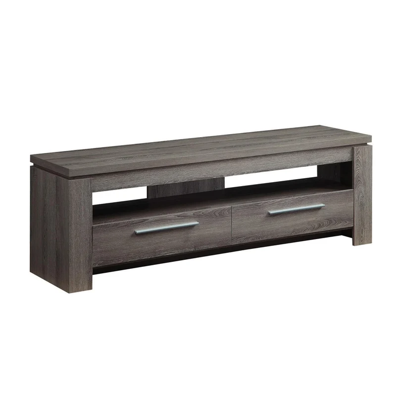 Coaster Furniture Elkton 701979 2-Drawer Engineered Wood 59" TV Stand - Weathered Grey