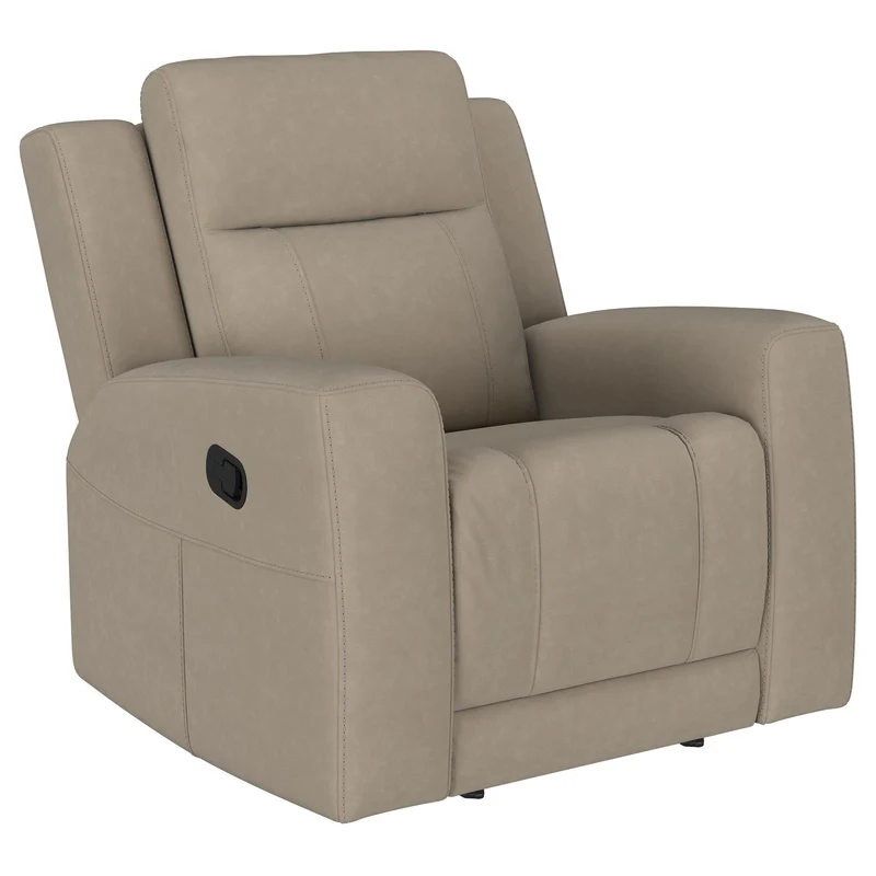 Coaster Furniture Brentwood 610283 Upholstered Recliner Chair - Taupe