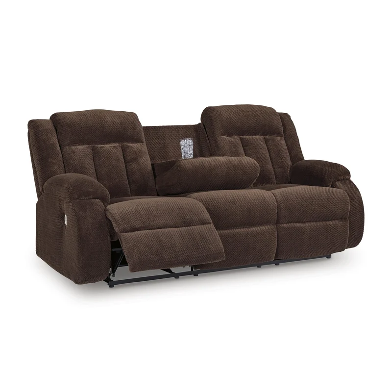 Signature Design by Ashley Free Wake PC2140699 Reclining Power Sofa with Drop Down Table