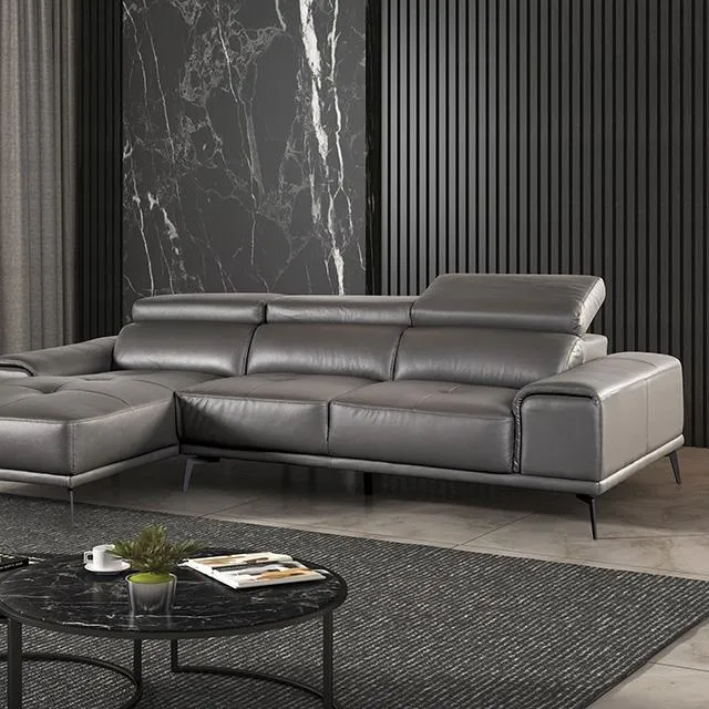 Furniture of America Vadso FM69005DG-SECT-L Sectional, Left Chaise