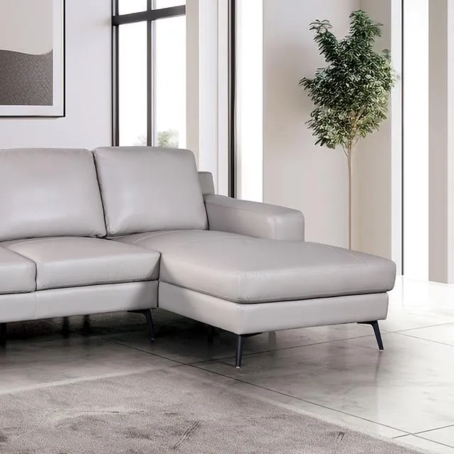 Furniture of America Stordal FM69004LG-SECT-R Sectional, Right Chaise
