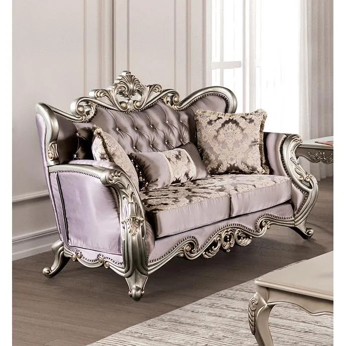 Furniture of America Albacete FM65006PR-LV Loveseat
