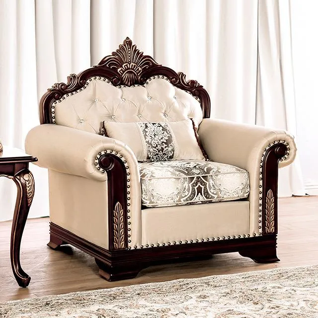 Furniture of America Yucatan FM65004BG-CH-PK Chair