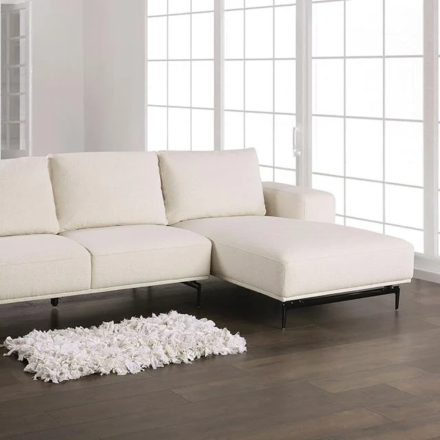 Furniture of America Baerum FM63006WH-SECT-R Sectional, Right Chaise