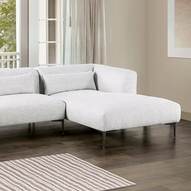 Furniture of America Paderborn FM63002LG-SECT-R Sectional, Right Chaise