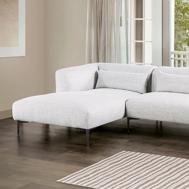 Furniture of America Paderborn FM63002LG-SECT-L Sectional, Left Chaise