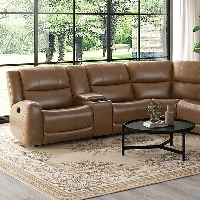 Furniture of America Leolinus CM9989BR-M-SECT Motion Sectional