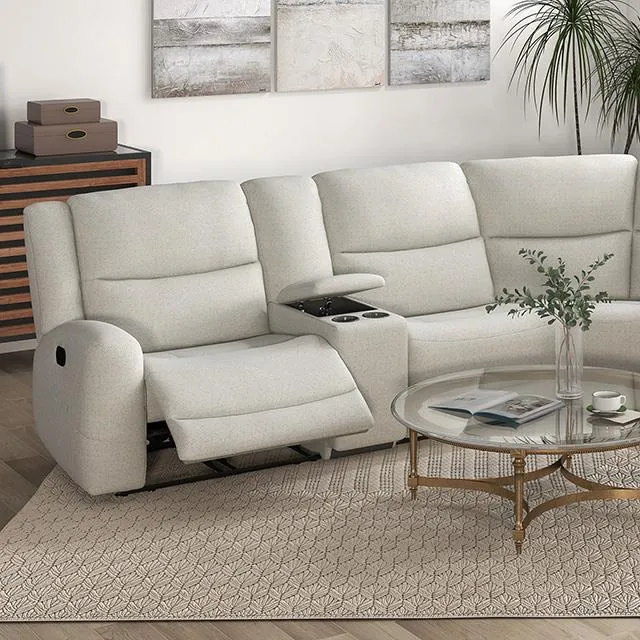 Furniture of America Giraldus CM9988BG-M-SECT Motion Sectional