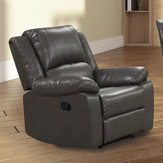 Furniture of America Letha NX6008GY-CH Glider Recliner