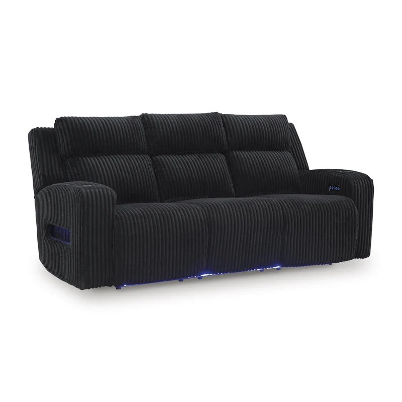 Signature Design by Ashley Forest Lake PC6420215 Power Reclining Sofa with Adjustable Headrest