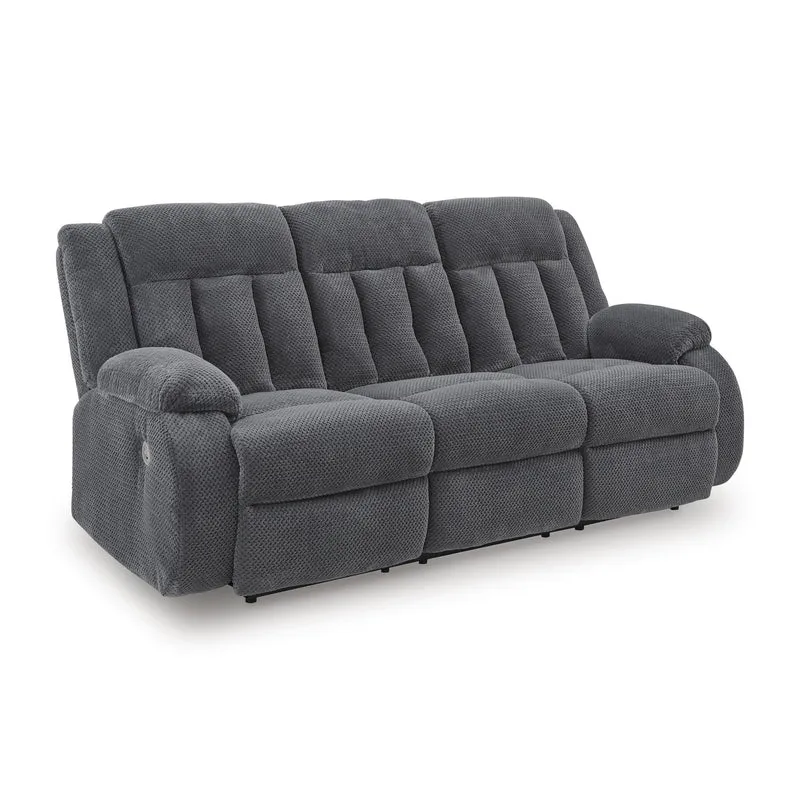 Signature Design by Ashley Observation PC2140599 Reclining Power Sofa with Drop Down Table