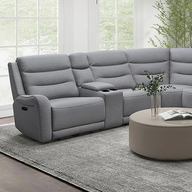 Furniture of America Matthias CM9987GY-M-SECT Motion Sectional