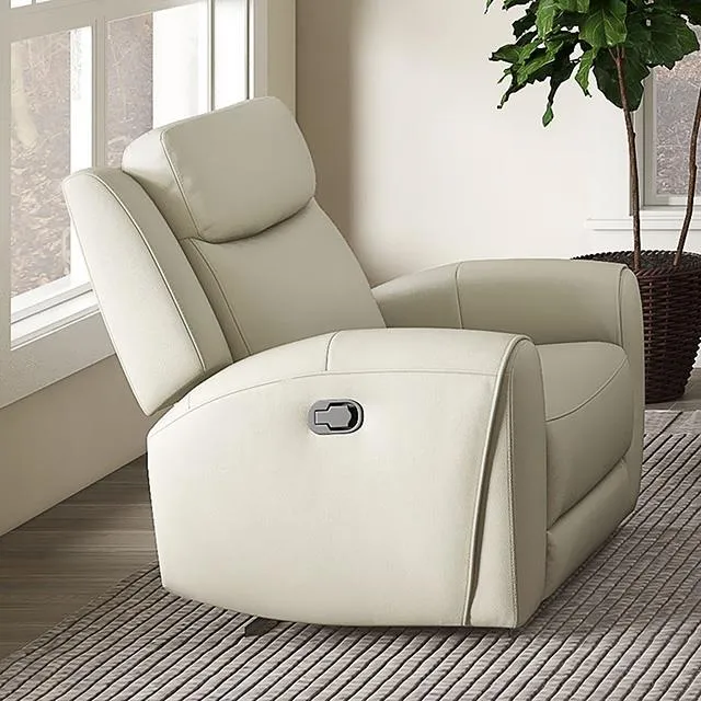 Furniture of America Jacobus CM9986BG-CH-M Manual Recliner - Leather