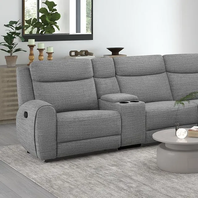 Furniture of America Antonius CM9985GY-M-SECT Motion Sectional