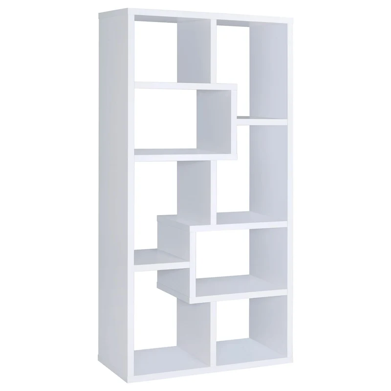 Coaster Furniture Theo 800136 71-inch 7-shelf Bookshelf - White