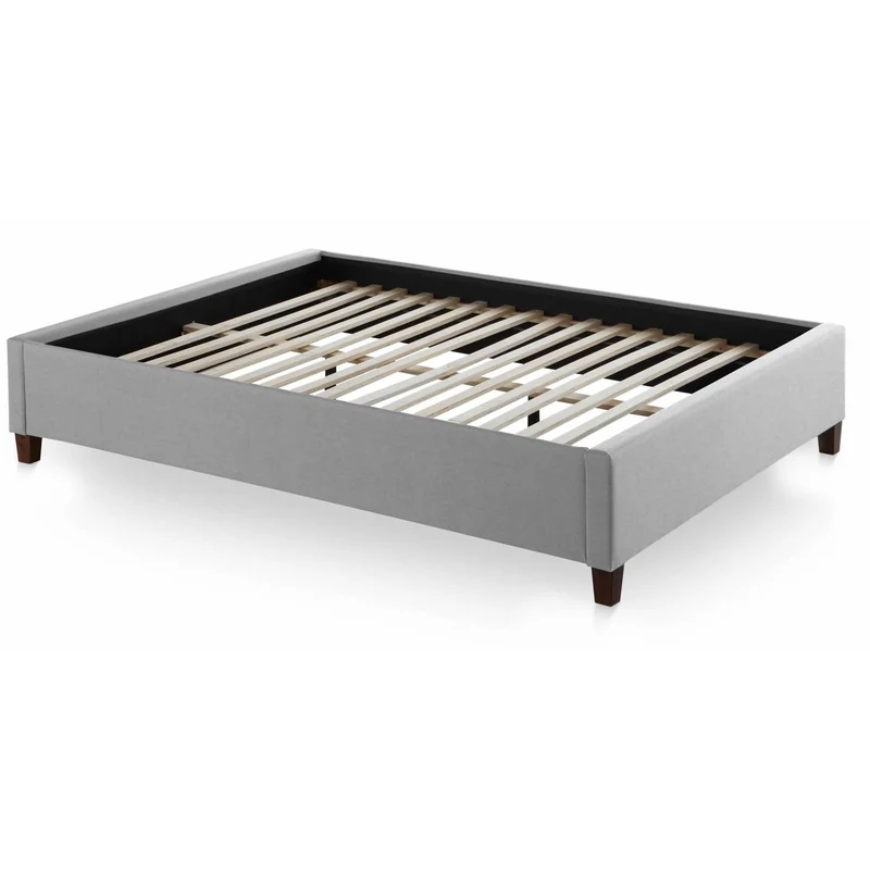 Malouf Eastman Platform Bed Base - Stone (Queen)