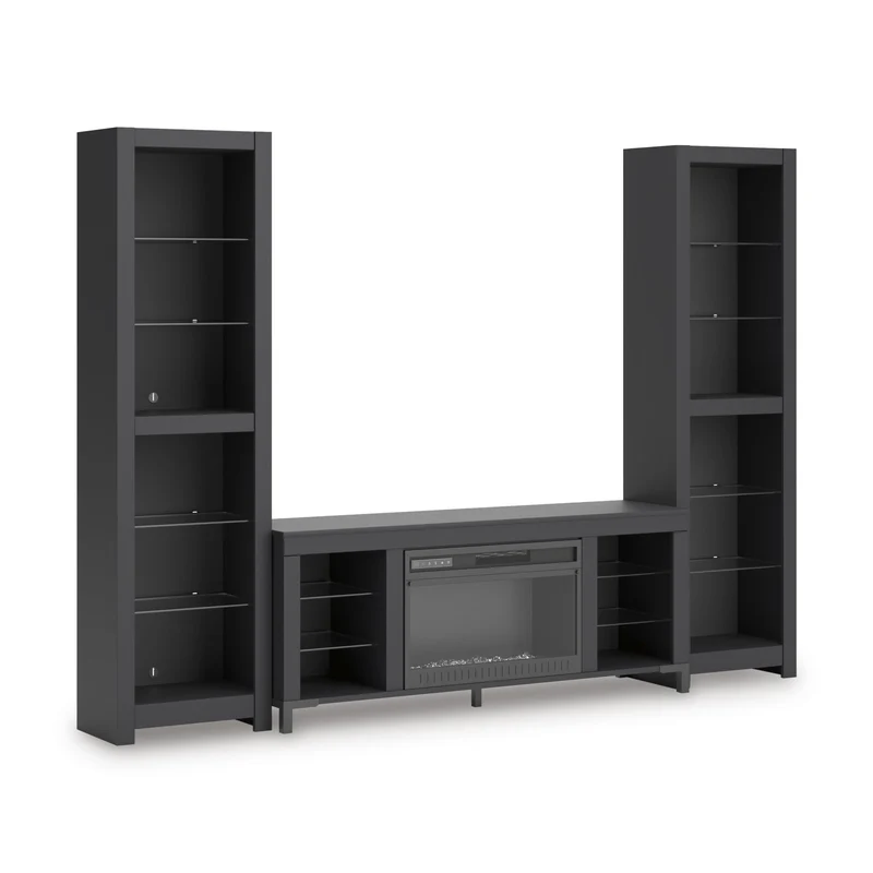 Signature Design by Ashley Cayberry W2721W2 3 pc Entertainment Center with Electric Fireplace
