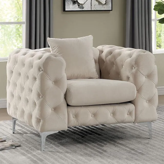 Furniture of America Sapphira CM6498BG-CH-PK Chair