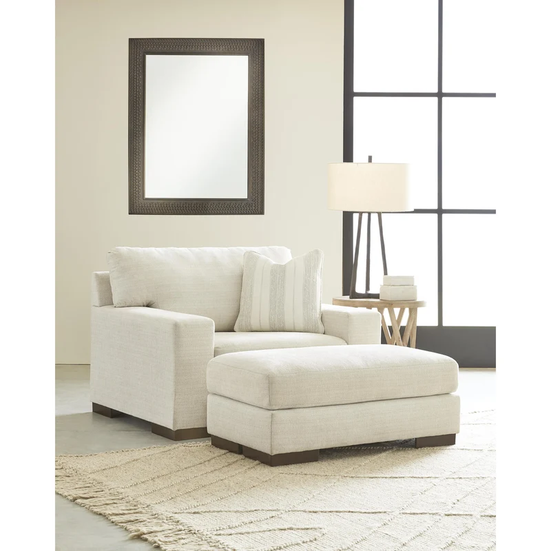 Signature Design by Ashley Maggie 52003U6 Oversized Chair and Ottoman