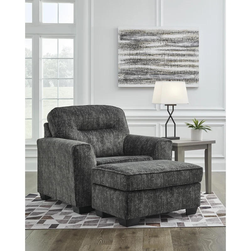 Signature Design by Ashley Lonoke 50504U2 Oversized Chair and Ottoman