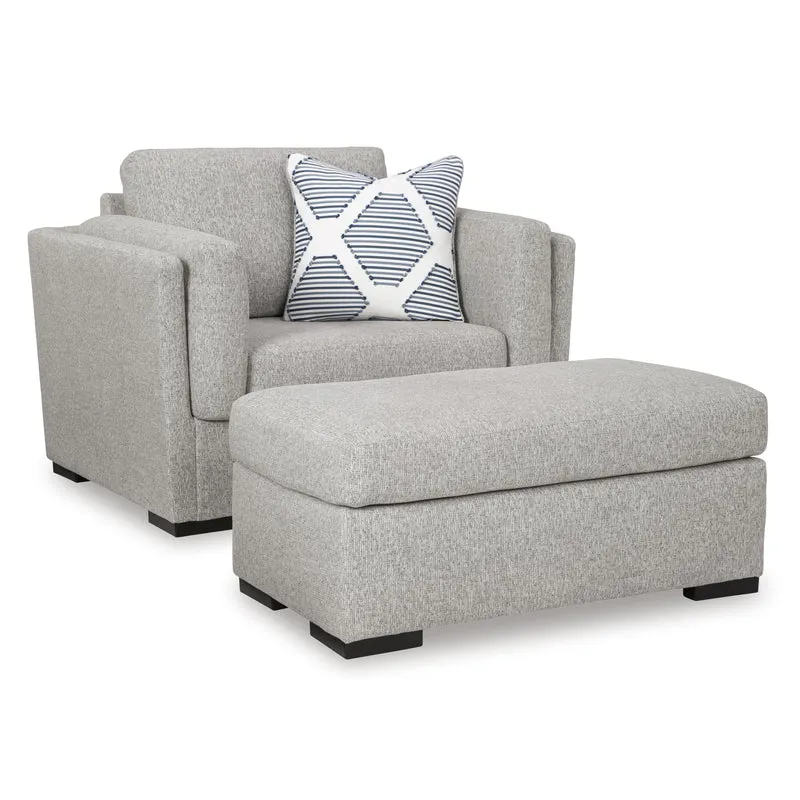 Benchcraft Evansley 54503U1 Oversized Chair and Ottoman