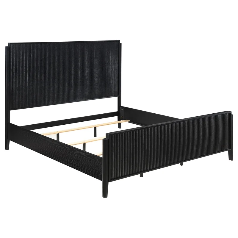 Coaster Furniture Brookmead 224711Q Wood Queen Panel Bed - Black
