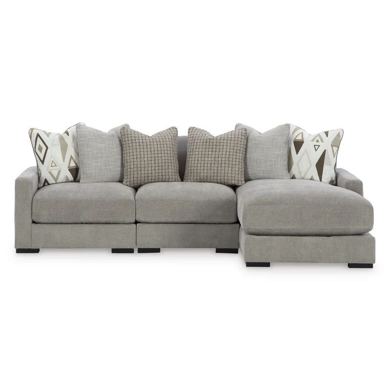 Benchcraft Aslan Court 20305S4 3 pc Sofa Sectional with Chaise