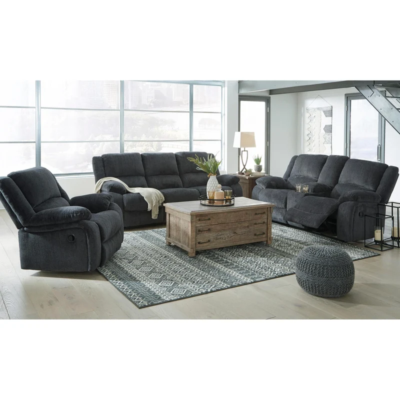 Signature Design by Ashley Draycoll 76504U4 3 pc Reclining Living Room Set