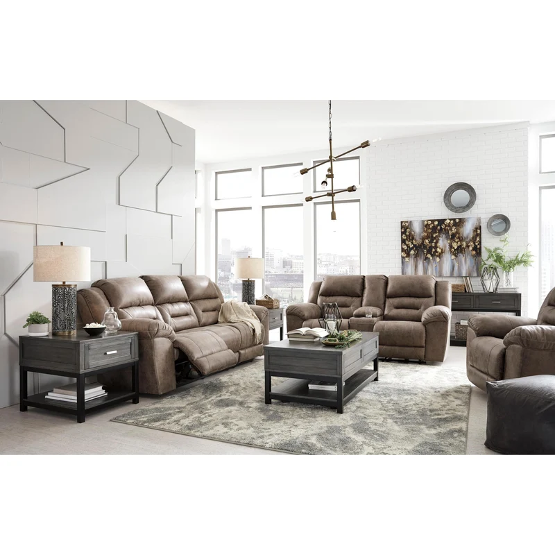 Signature Design by Ashley Stoneland 39905U6 3 pc Reclining Living Room Set
